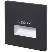 Sygonix SY-6179432 LED-wandinbouwlamp 1.2 W LED Zwart - thumbnail