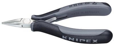 Knipex Elektronica-grijptang ESD | Meer-componentengrepen | Lengte 115 mm | Zelfbedieningskaart/blister - 35 22 115 ESDSB Knipex Elektronica-grijptang ESD | Meer-componentengrepen | Lengte 115 mm | Zelfbedieningskaart/blister - 35 22 115 ESDSB