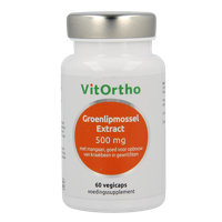 VitOrtho Groenlipmossel Extract 500mg Capsules 60st - thumbnail