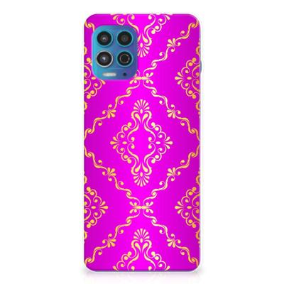 Siliconen Hoesje Motorola Moto G100 Barok Roze