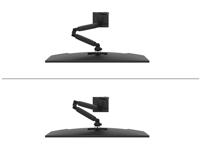 Neomounts ds60-600bl1 desk monitor arm, clamp/grommet, 8 kg, 10" - 32", 100 x 100 mm, black - thumbnail
