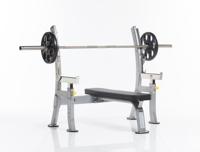 Tuff Stuff Olympic Bench COB 400 met Safety Stoppers halterstation - thumbnail