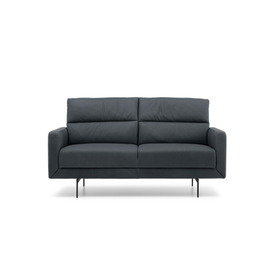 Relaxbank 2-Zits T-501 Donkerblauw Leer