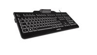 CHERRY KC 1000 SC toetsenbord Kantoor USB QWERTY Amerikaans Engels Zwart - thumbnail