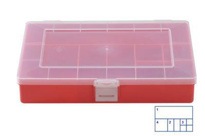 Hünersdorff Assortimentsdoos (l x b x h) 250 x 180 x 45 mm Aantal vakken: 8 Vaste onderverdeling Box Inhoud 1 stuk(s)