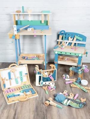 Small Foot - gereedsschapsriem met houten gereedschap, 15dlg.