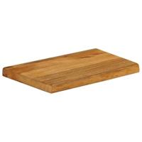 Tafelblad met natuurlijke rand 60x20x3,8 cm massief mangohout - thumbnail