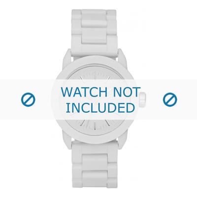 Diesel horlogeband DZ5262 Silicoon Wit 20mm