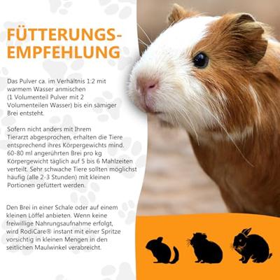 Rodicare instant voor knaagdieren en konijnen 170 g