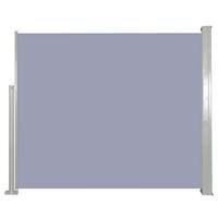 Windscherm uittrekbaar 120x300 cm grijs - thumbnail
