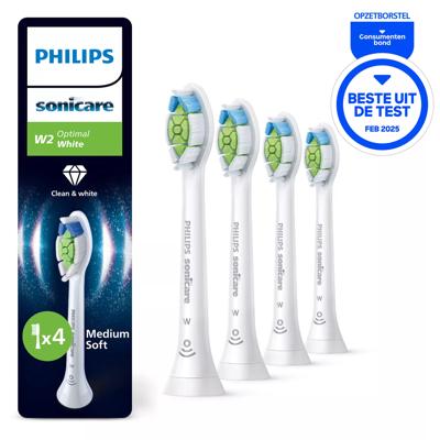 Philips Optimal White HX6064/87 Set van 4 opzetborstels