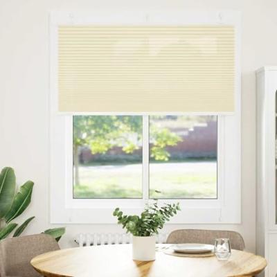 Pliss rolgordijn 115x100cm stofbreedte 114,4cm polyester crme - thumbnail