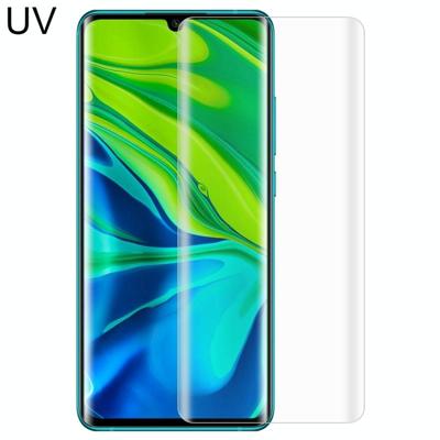 Voor Xiaomi Mi CC9 Pro UV Vloeistof Gebogen volledige lijm gehard glas film Voor Xiaomi Mi CC9 Pro UV Vloeistof Gebogen volledige lijm gehard glas film