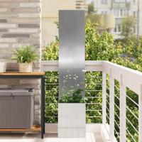 VidaXL Tuin privacy screen zilver 32 x 140 cm gegalvaniseerd staal - thumbnail