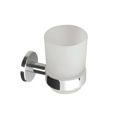 Bekerhouder Sapho Samba Hangend Melkglas / Chroom Bekerhouder Sapho Samba Hangend Melkglas / Chroom