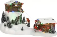 Ski lift adapter included l45,5xw25xh23,5 cm kersthuisje Luville - Luville - thumbnail