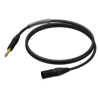 Procab PRA724 Prime XLR male - jack male stereo 1.50 meter Procab PRA724 Prime XLR male - jack male stereo 1.50 meter