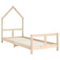 Kinderbedframe 80x200 cm massief grenenhout - thumbnail