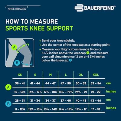 Bauerfeind Sports Knee Support Kniebrace - XS - Universeel - Roze