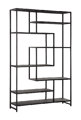 MUST Living Wandrek 'Harmony' Leder en metaal, 120 x 190cm