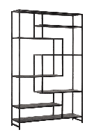 MUST Living Wandrek 'Harmony' Leder en metaal, 120 x 190cm - thumbnail