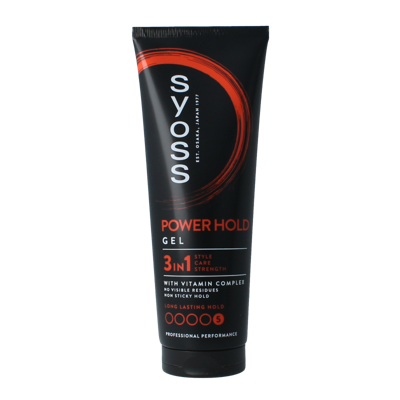 Syoss Men power hold gel extra sterk 250 Milliliter
