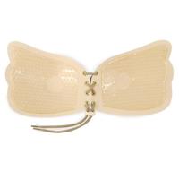 3 stuks trekken touw vleugel onzichtbare ondergoed zonder stalen ring trek touw silicone onzichtbare Nubra Cup grootte: D (huidskleur) - thumbnail