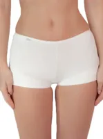 3844 dames boxershort microfiber - Dames polyamide hoge onderbroek - Badstof kruisje - ondergoed - thumbnail