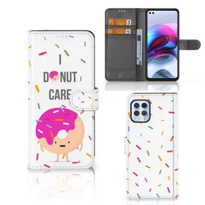 Motorola Moto G100 | Book Cover | Donut Roze | Portemonnee hoesje