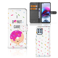 Motorola Moto G100 | Book Cover | Donut Roze | Portemonnee hoesje - thumbnail