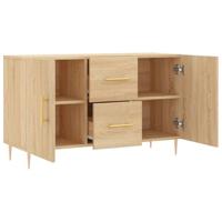 Dressoir 100x36x60 cm bewerkt hout sonoma eikenkleurig - thumbnail