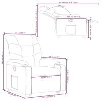 Sta-op-stoel verstelbaar stof zwart - thumbnail