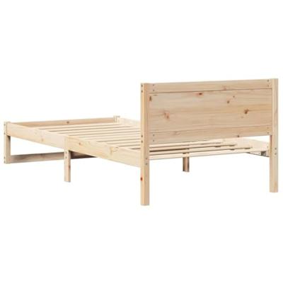 Bedombouw met Hoofdbord 90x200 cm Massief Hout