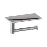 Brauer Toiletrolhouder Met Planchet - Chroom - thumbnail