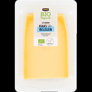 Jumbo Biologische Kaas Belegen 50+ 6 Plakken 190 g