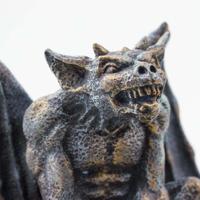 Safari speelfiguur Gargoyle jongens 9 cm zilver/brons - thumbnail