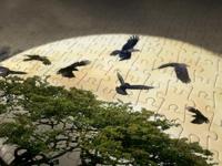 A Log Cabin on a Cliff Puzzel 1000 Stukjes - thumbnail