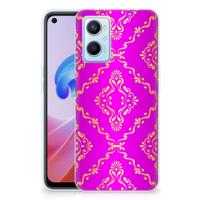 Siliconen Hoesje OPPO A96 | OPPO A76 Barok Roze - thumbnail