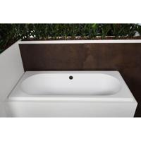 Inbouw Ligbad Luca Sanitair Primo Acryl 180x80x49 cm Mat Wit (exclusief afvoerset) - thumbnail