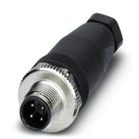 Phoenix Contact 1513334 Sensor/actuator connector, niet geassembleerd M12 Aantal polen (sensoren): 8 Stekker, recht 1 stuk(s) - thumbnail