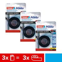 tesa EXTRA POWER 56064-00500-00 Reparatietape Zwart (l x b) 2.5 m x 19 mm 3 stuk(s) - thumbnail