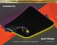 Gaming mat SteelSeries QcK Prism Cloth RGB Gaming Zwart Multicolour - thumbnail