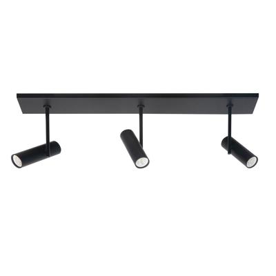 Highlight Zwarte spotTrend 3-lichts recht - S7535.01