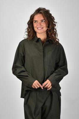 Nine In The Morning blouse 9FW25-AZ07 oliva