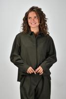 Nine In The Morning blouse 9FW25-AZ07 oliva - thumbnail