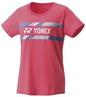 Yonex tennisshirt dames lyocell/polyester blauw - thumbnail