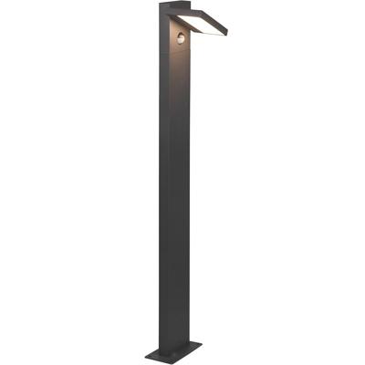 LED Tuinlamp met Bewegingssensor - 8W - Warm Wit 3000K - Aluminium