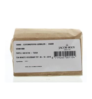 Jacob Hooy Cayennepeper gemalen 250 Gram Jacob Hooy Cayennepeper gemalen 250 Gram