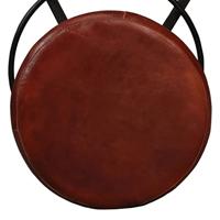 Barkrukken 2 st echt leer - thumbnail