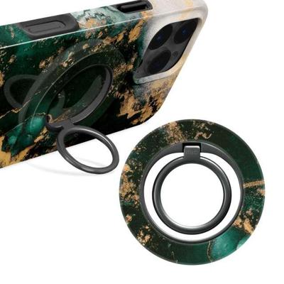 MIO Green Marble MagSafe Compatible Ring Holder